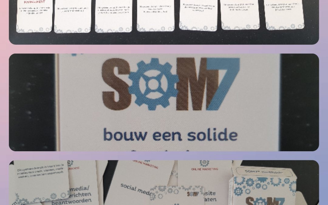 Som7 SOM7®-methode-spel visualiseert taken zelfstandig ondernemer